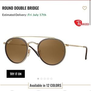 Polarized rayban sunglasses